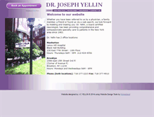 Tablet Screenshot of drjosephyellin.com